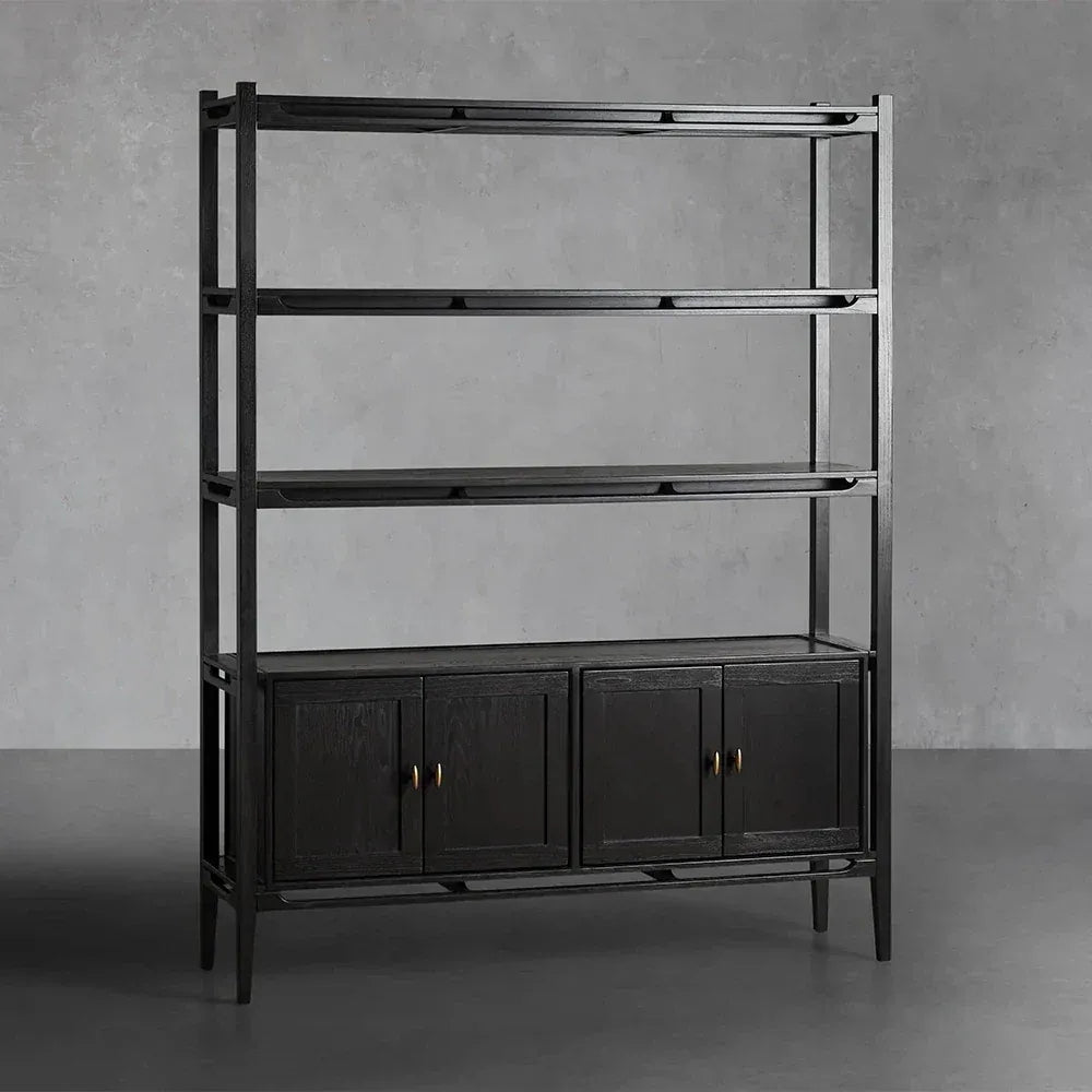 Brock Bookcase in Dark Twilight Finish