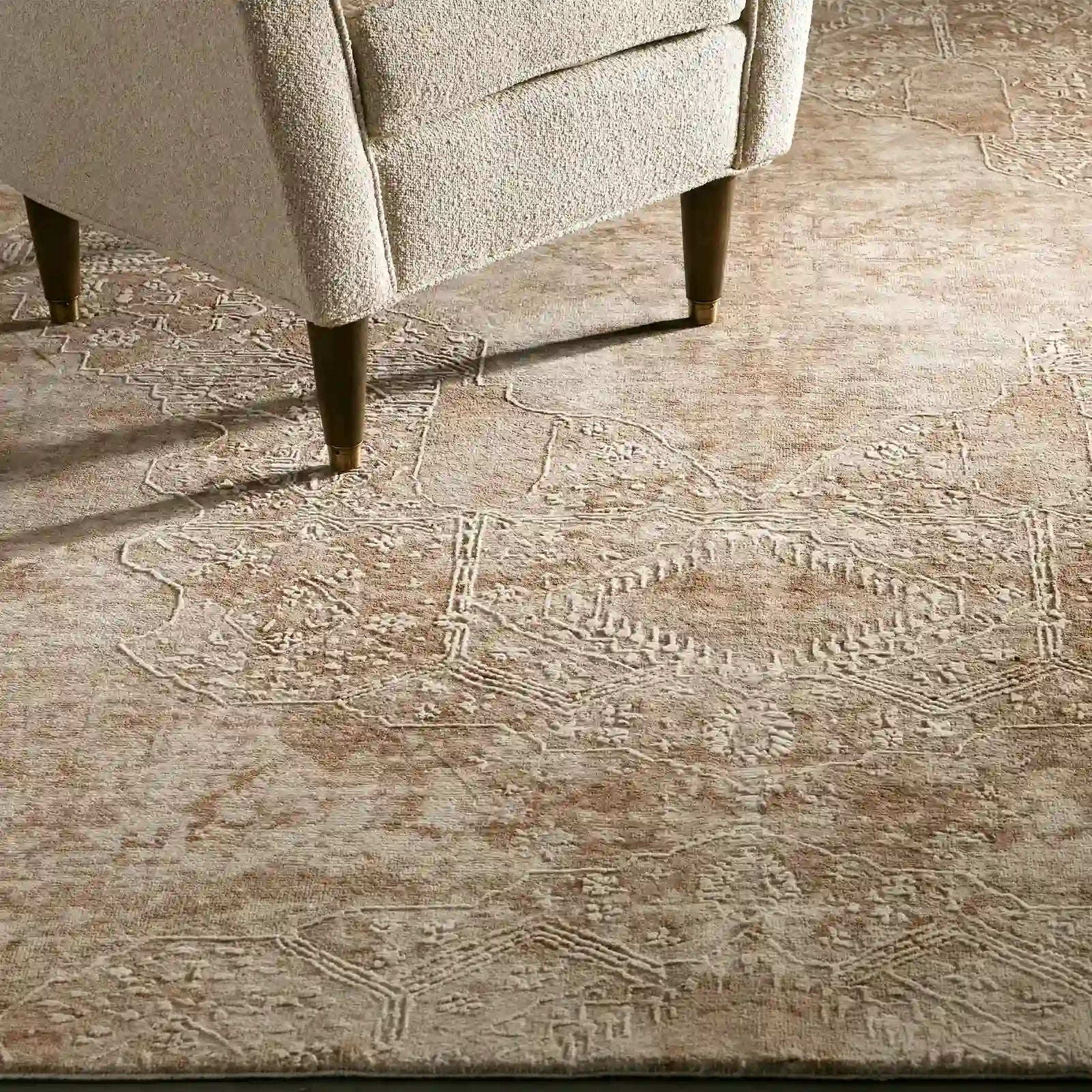 Luca Hand-Knotted Rug Persian-Inspired Wool Carpet