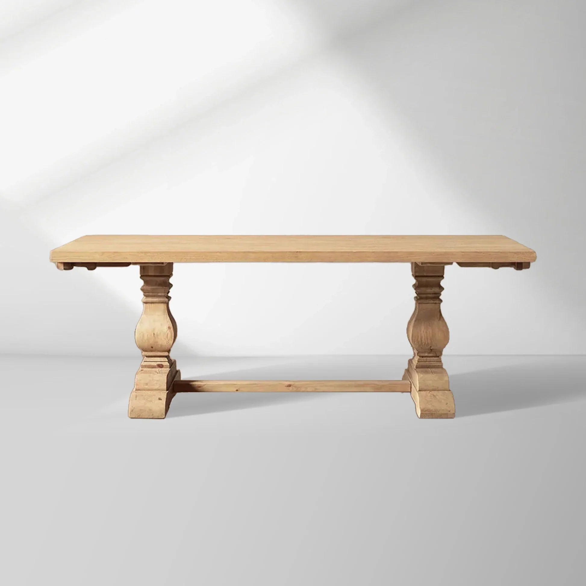 Kensington Dual Extensions Dining Table with Solid Pine Base