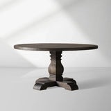 Kensington Round  solid oak Top Dining Table with Finnish Pine Base