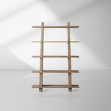 Panta Romanian oak Wood Bookcase