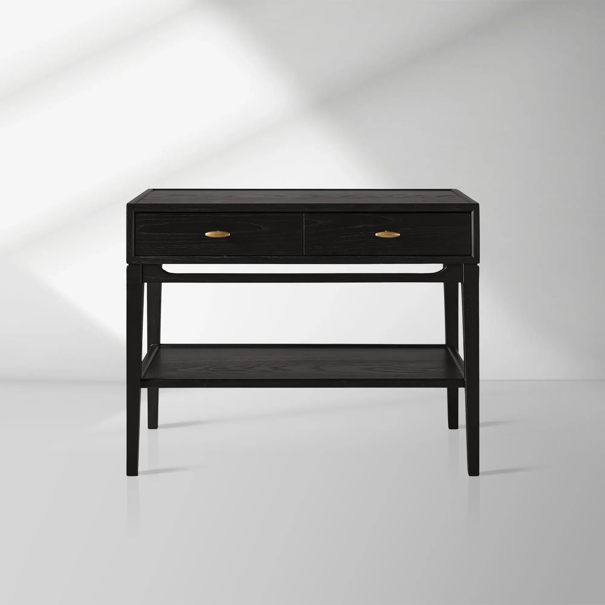 Brock Nightstand Mid-Century Modern Bedside Table Ash Night Side Storage Cabinet