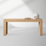 Sullivan Entryway Console Table Solid Oak Hallway Entrance Table