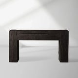 Ubud Wood Entrance Console Table Reclaimed Teak Sidewalk Table