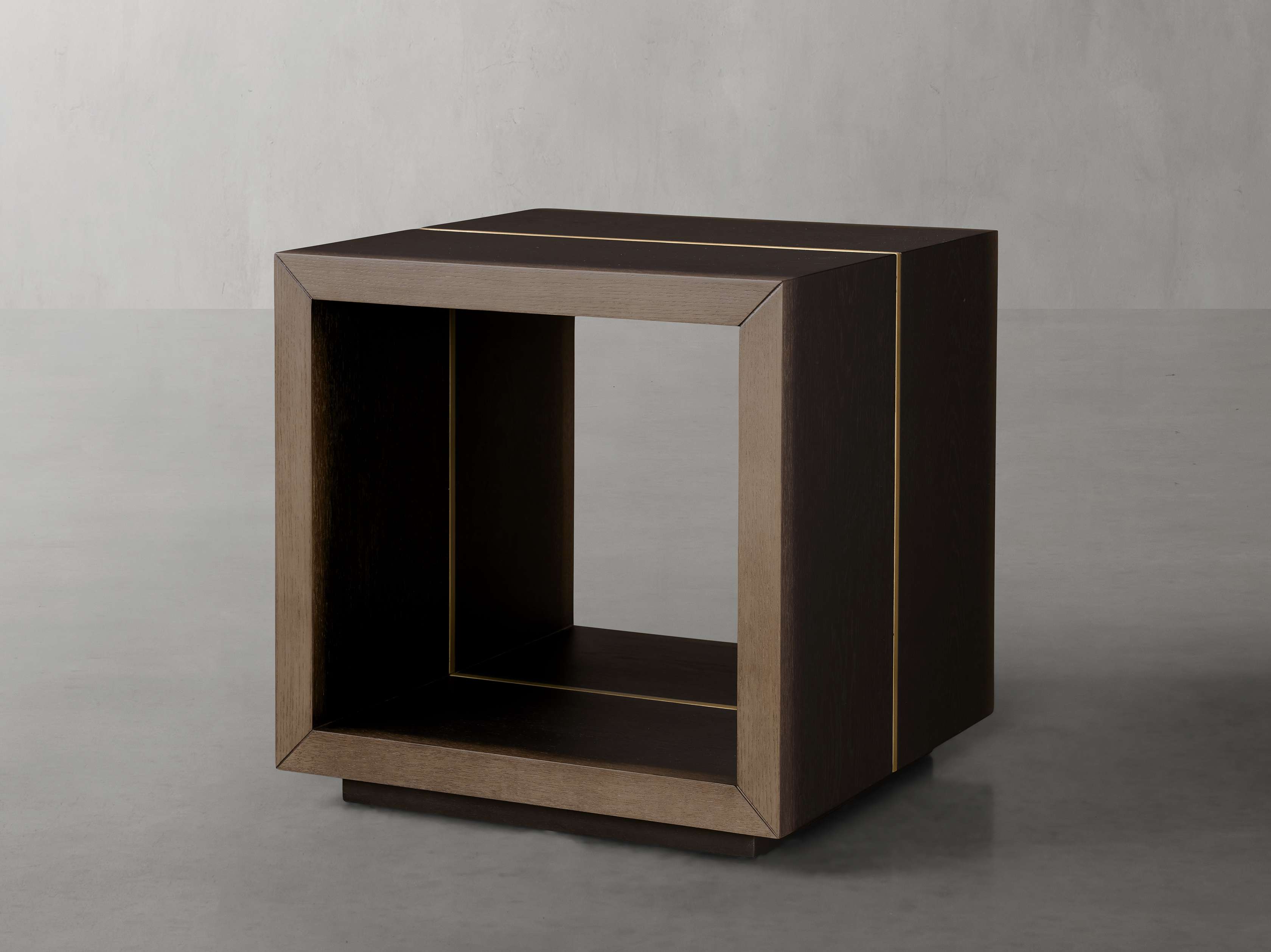 Mihaela Solid Wood End Table Square Accent Sofa Side Table