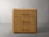Finnley Wood Nightstand Bedroom 3 Drawer Chest Cabinet