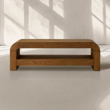Pierre Mid-Century Modern Wood Coffee Table Sofa Center Tea Table in Oak Veneer