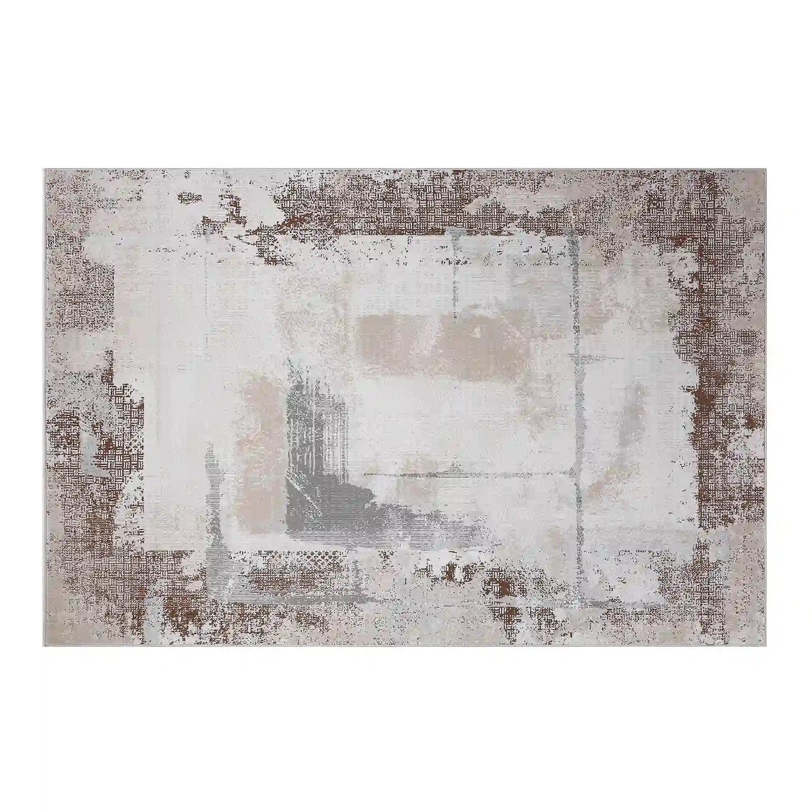 Puxina Soft Block Textured Area Rug