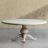 Girardi Geo Link Bell'Arte Hand-Painted Round Dining Table