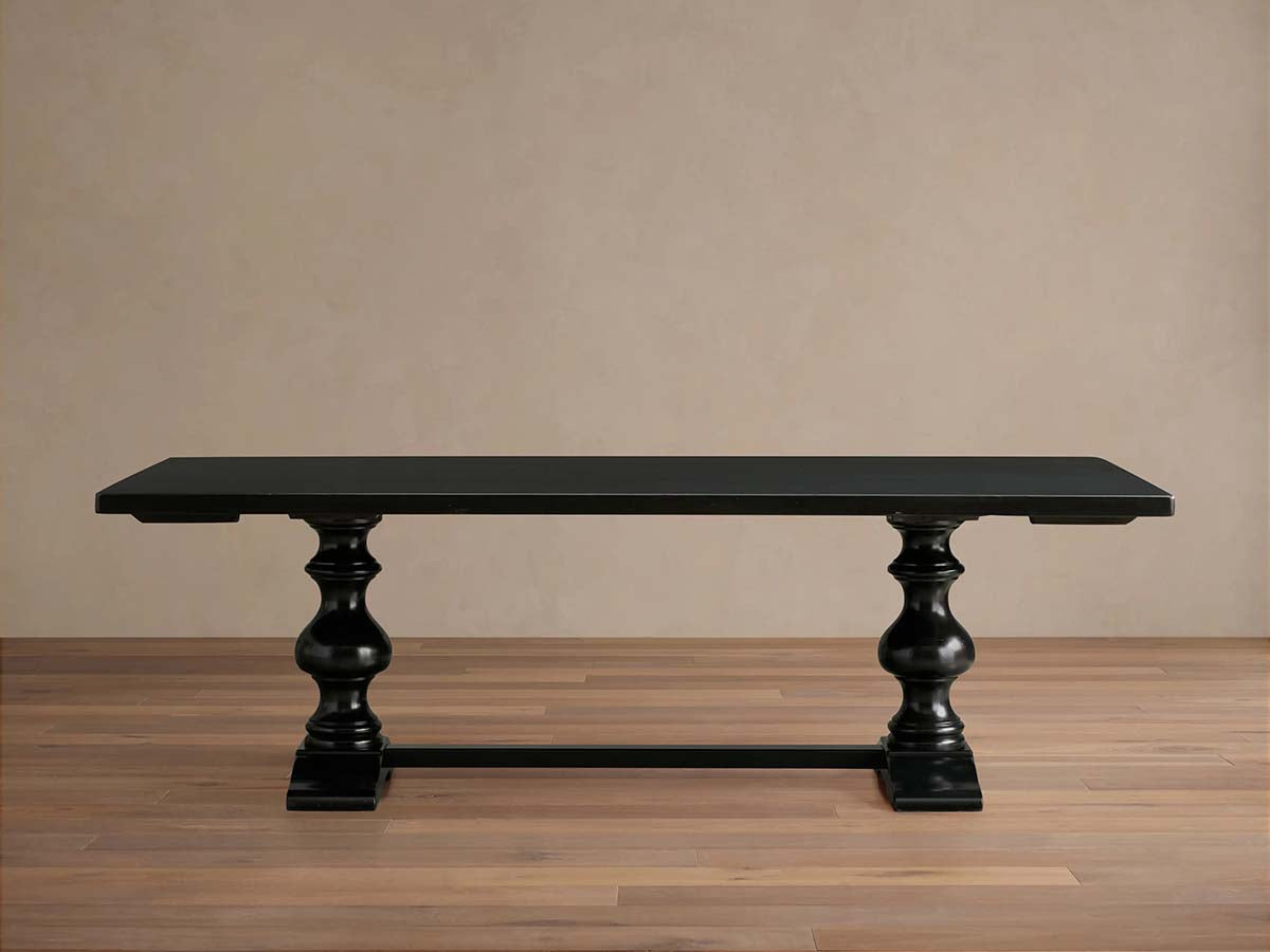 Tuscany Wood Extension Dining Table Oval Poplar Dining Table