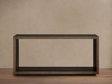 Mihaela Solid Wood Entrance Console Table Hand-Finished Hallway Entryway Table